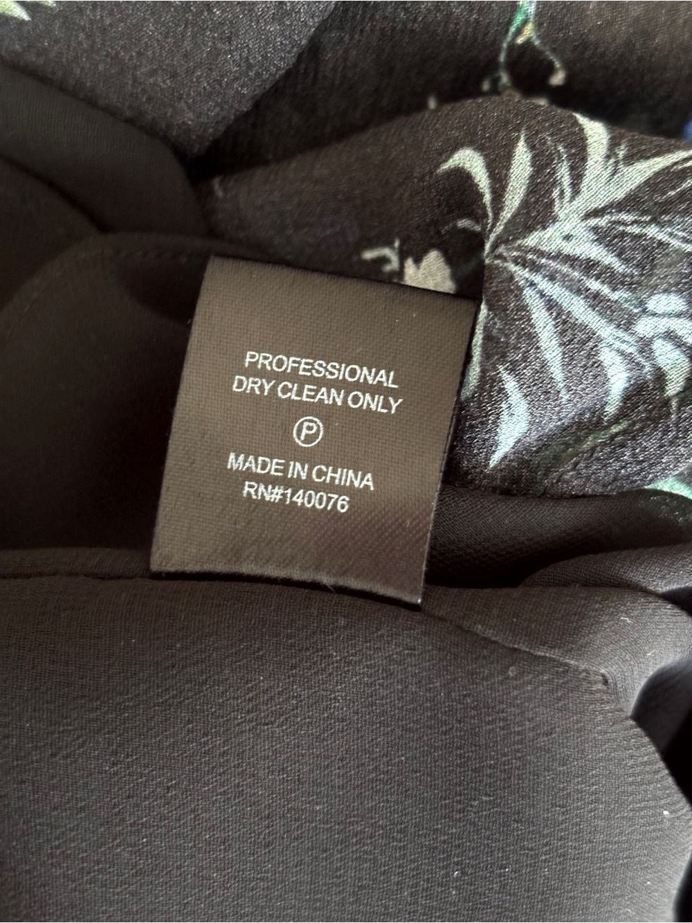 Generation Love Hallie Black Floral Silk Blouse Medium - Picture 7 of 7